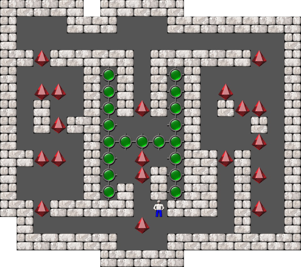 Sokoban Mass Remodel level 1142